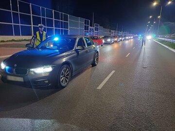 Nocna akcja policji w&nbsp;Krakowie
