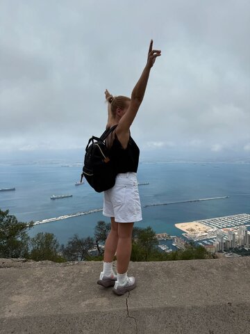 Aneta Zając na Gibraltarze 