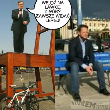 Mem z Rafałem Trzaskowskim 