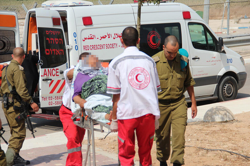 Pomoc medyczna w Strefie Gazy fot.Flickr/DF