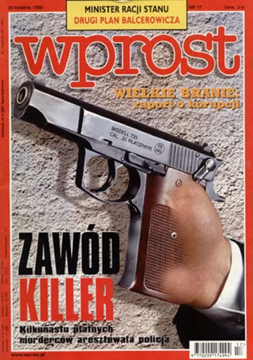 Okładka tygodnika Wprost nr 17/1999 (856)