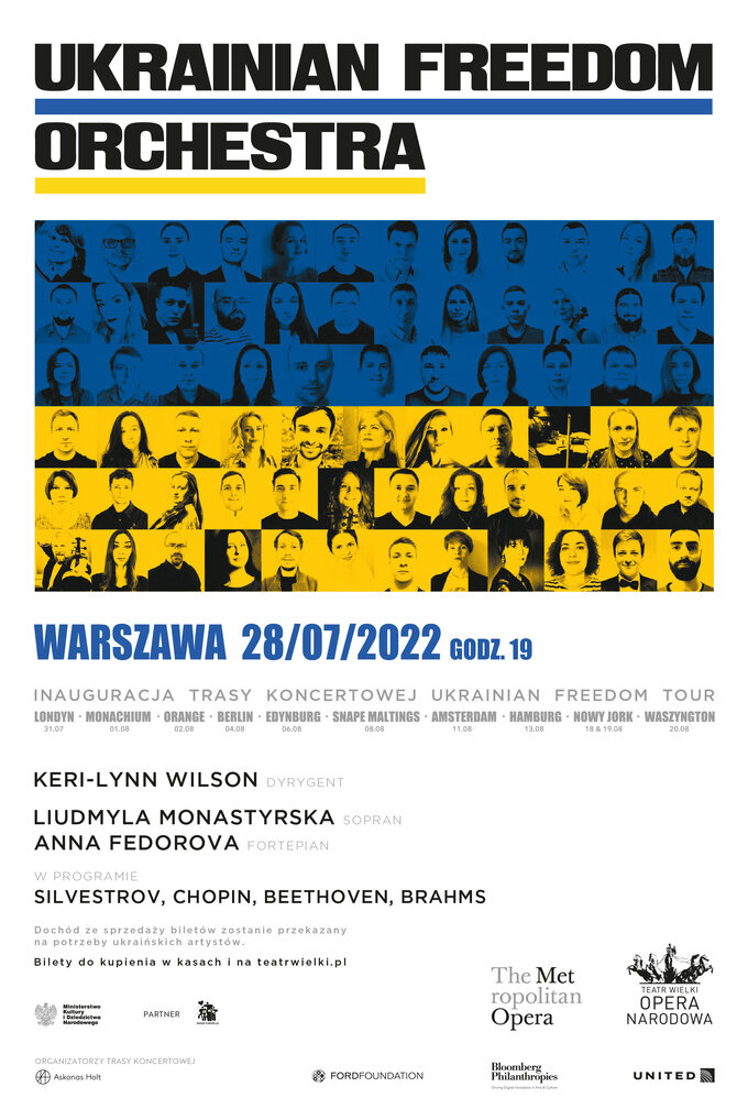 Ukraińska Orkiestra Wolności wkrótce wystąpi w Warszawie