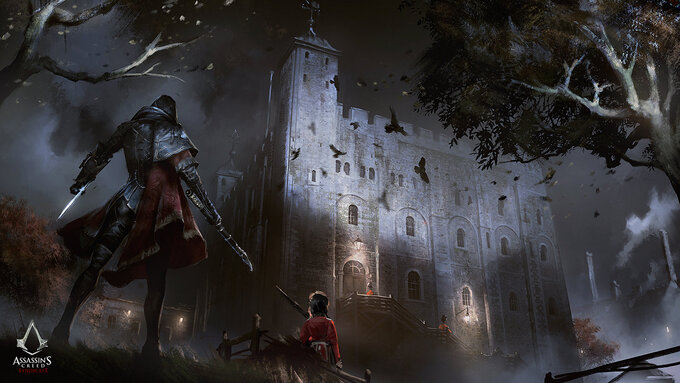 „Assassin's Creed: Syndicate”, grafika koncepcyjna autorstwa Darka Zabrockiego