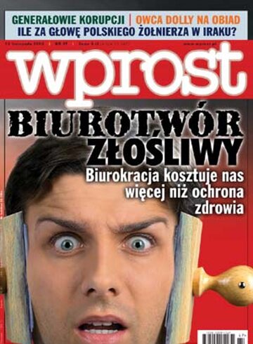 Okładka tygodnika Wprost nr 47/2003 (1095)