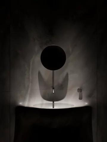 Małe mieszkanie w bloku, projekt Hi Atelier Ihor Havrylenko, Hi Atelier, jaskinia