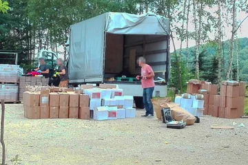 Zdjęcie z operacji policji 