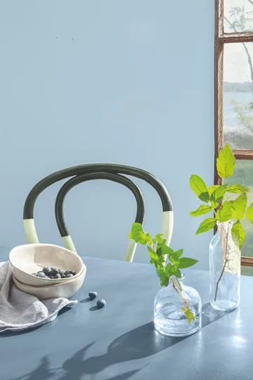 Kolor niebieski we wnętrzu 