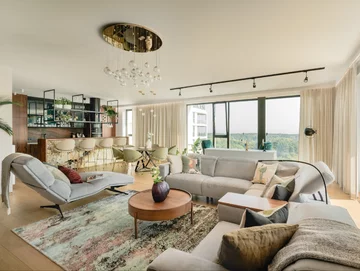 Wnętrze z duszą i widokiem na morze, projekt Jasicka & Śnieżek Interior Design 