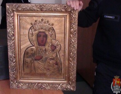 Miniatura: Obraz Matki Boskiej w rękach 18-latka....