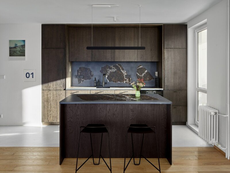 Mieszkanie w&nbsp;bloku, projekt wnętrz Plus One Architects