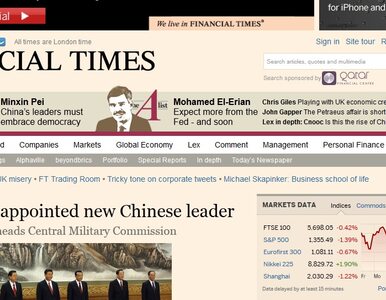 Miniatura: "Financial Times" na sprzedaż?