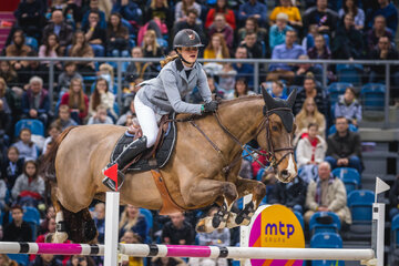Aleksandra Kierznowska podczas CAVALIADA CSI2* Krak&oacute;w, luty 2019&nbsp;r.