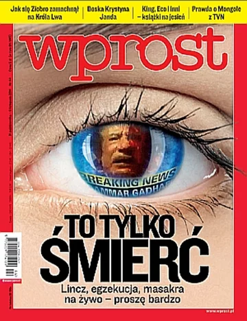 Okładka tygodnika Wprost nr 44/2011 (1499)