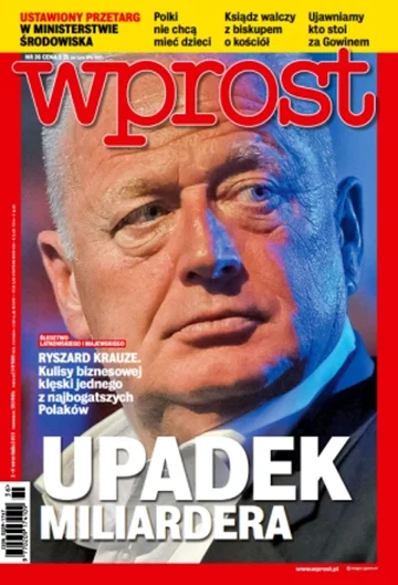 Okładka tygodnika Wprost nr 36/2013 (1593)