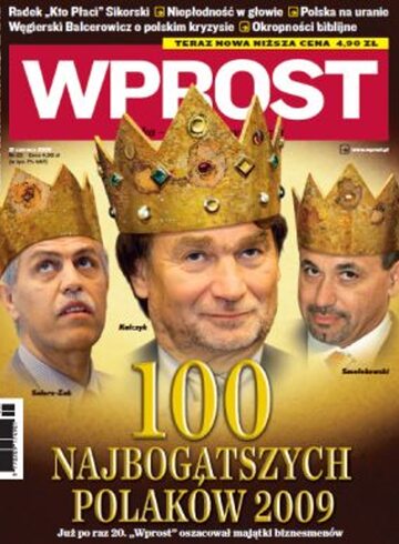Okładka tygodnika Wprost nr 25/2009 (1380)