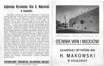 Kujawska Wytw&oacute;rnia Win Henryka Makowskiego