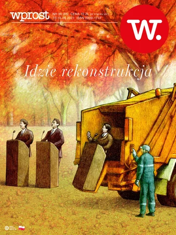 Okładka tygodnika Wprost nr 36/2021 (2001)