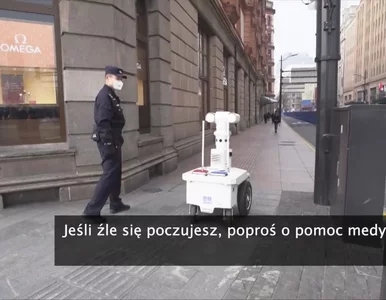 Miniatura: Roboty na ulicach chińskich miast. Mają...