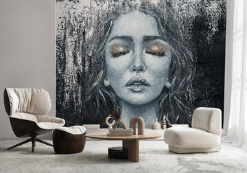 Tapeta Vision marki Wallart. Powstała dzięki dygitalizacji obrazu Magdaleny Głodek
