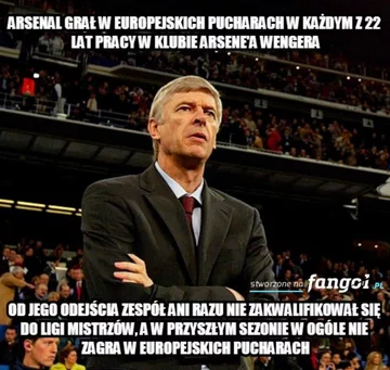 Arsene Wenger nie taki zły, jak widzieli to kibice Arsenalu 