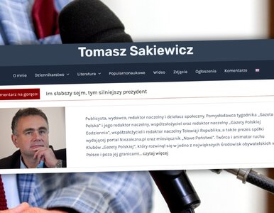 Miniatura: Sakiewicz rusza z nowym projektem. „Moje...