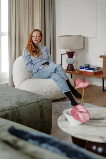 Secesyjne mieszkanie w Sopocie, projekt Doroty Terleckiej i pracowni Biuro Kreacja 