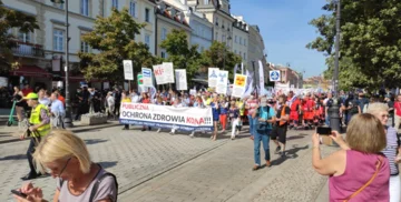 Warszawa. Protest medyków 