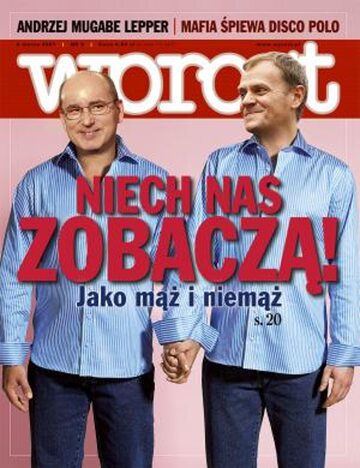 Okładka tygodnika Wprost nr 9/2007 (1262)