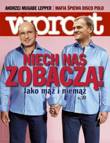 Okładka tygodnika Wprost nr 9/2007 (1262)