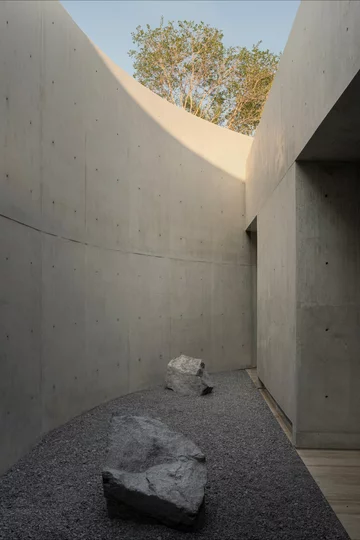 Betonowa Casa Tao w Meksyku, projekt HW Studio
