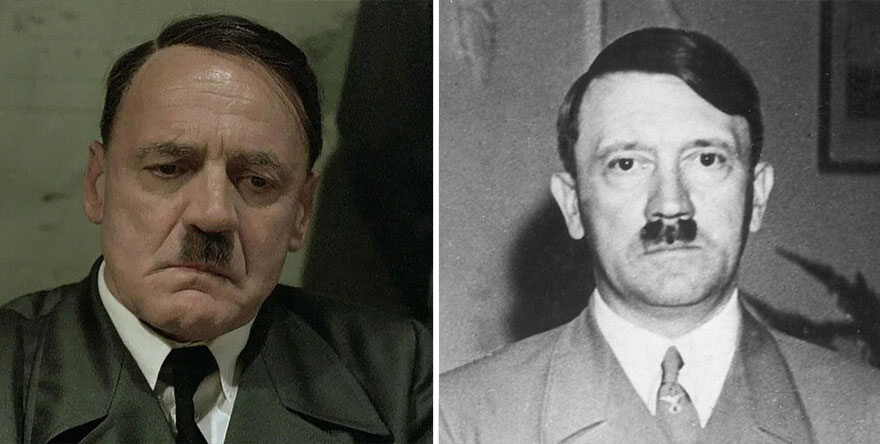 Bruno Ganz jako Adolf Hitler