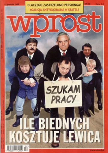 Okładka tygodnika Wprost nr 50/1999 (889)