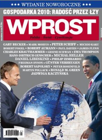 Okładka tygodnika Wprost nr 1/2/2009 (1357)
