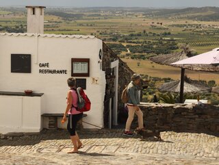 A cidade de Monsaraz na região do Alentejo