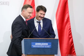 Andrzej Duda i Janos Ader 