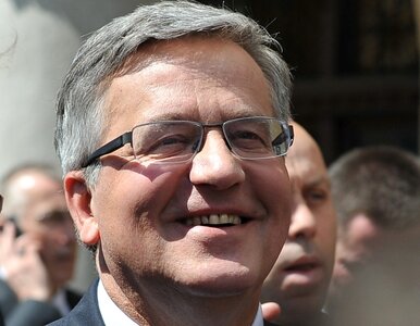 Miniatura: Komorowski w badaniach PiS? Miś koala