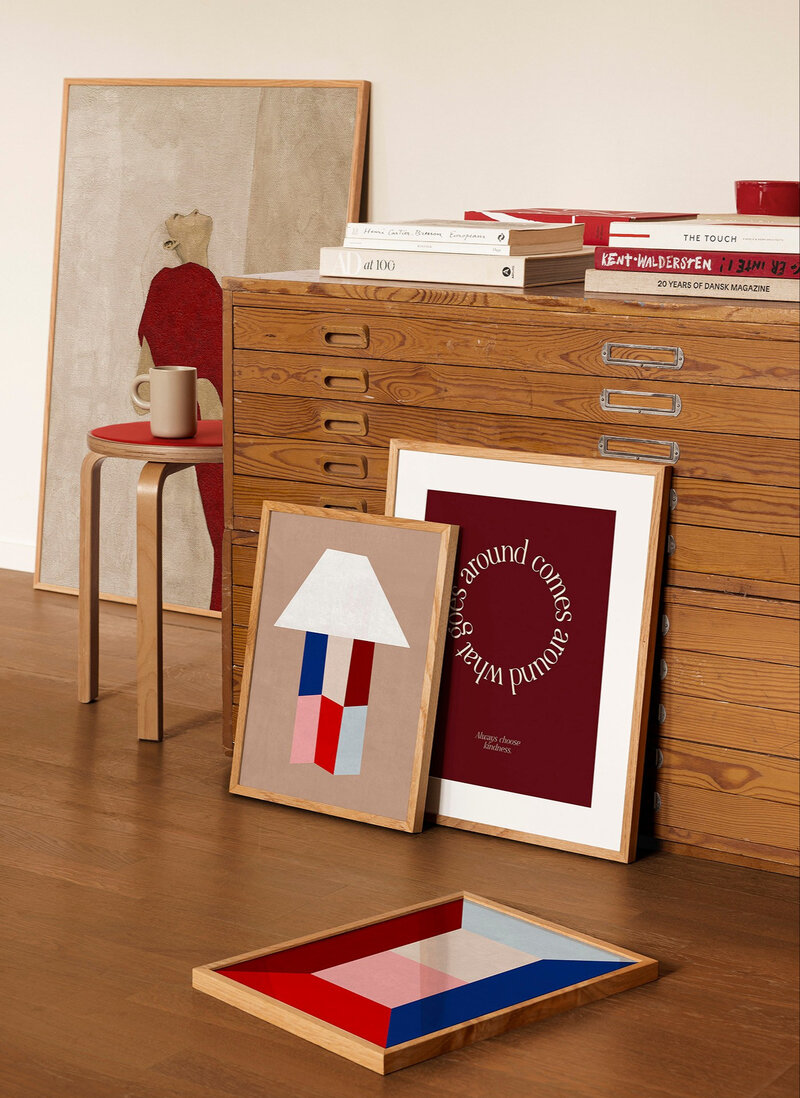 Dekoracje w kolorach bordo