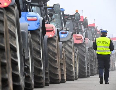 Miniatura: Setki traktorów na ulicach Brukseli....