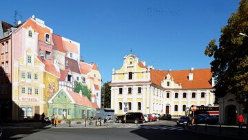 Mural Opowieść Śr&oacute;decka w&nbsp;Poznaniu