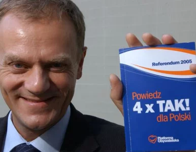 Miniatura: Bracia Kaczyńscy w chórkach u Tuska