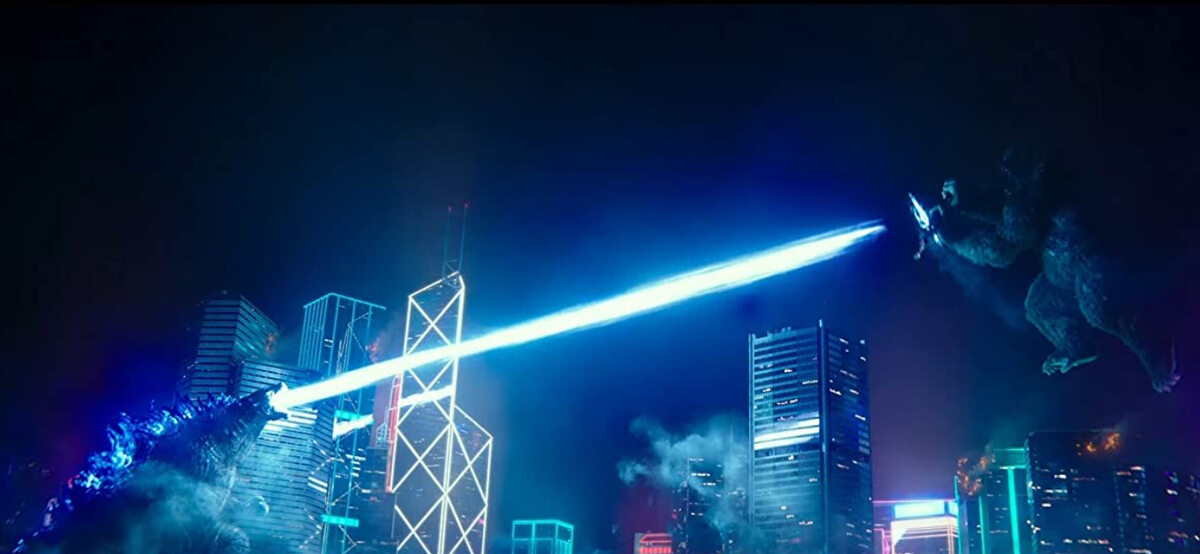 Kadr z filmu „Godzilla kontra Kong” 