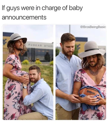 Mężczyźni parodiujący kobiety 