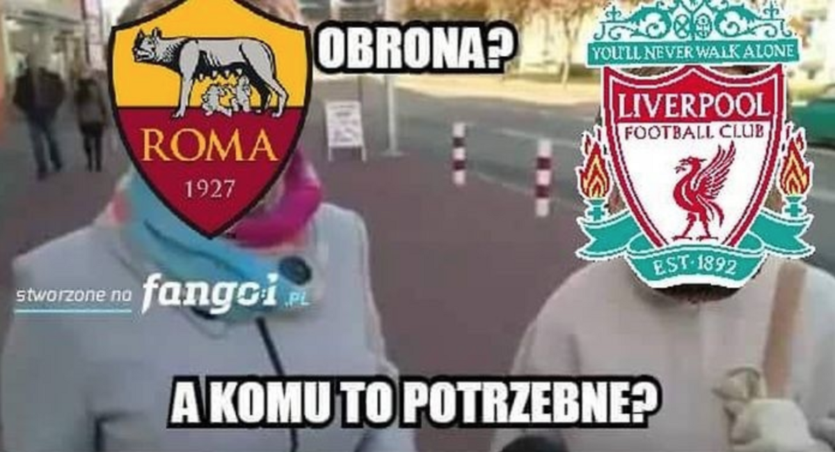 Mem po meczu Liverpool - AS Roma 