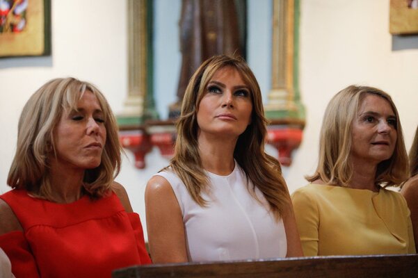Miniatura: Melania Trump, Brigitte Macron, Małgorzata...
