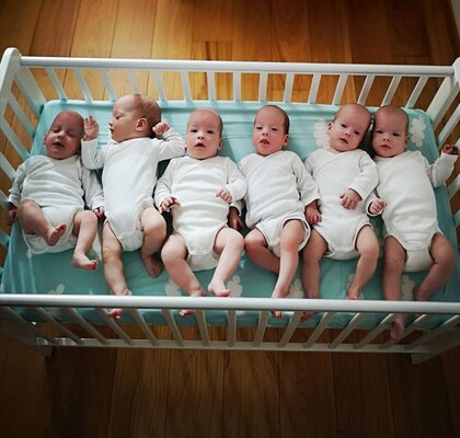 Miniatura: Sześcioraczki z Krakowa