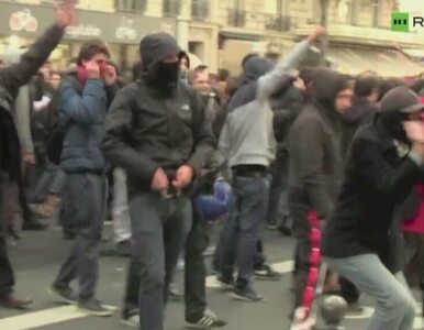 Miniatura: Starcia na ulicach Paryża. Zaatakowali...