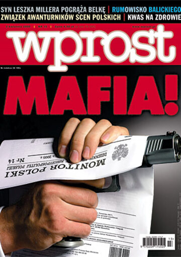 Okładka tygodnika Wprost nr 13/2005 (1165)