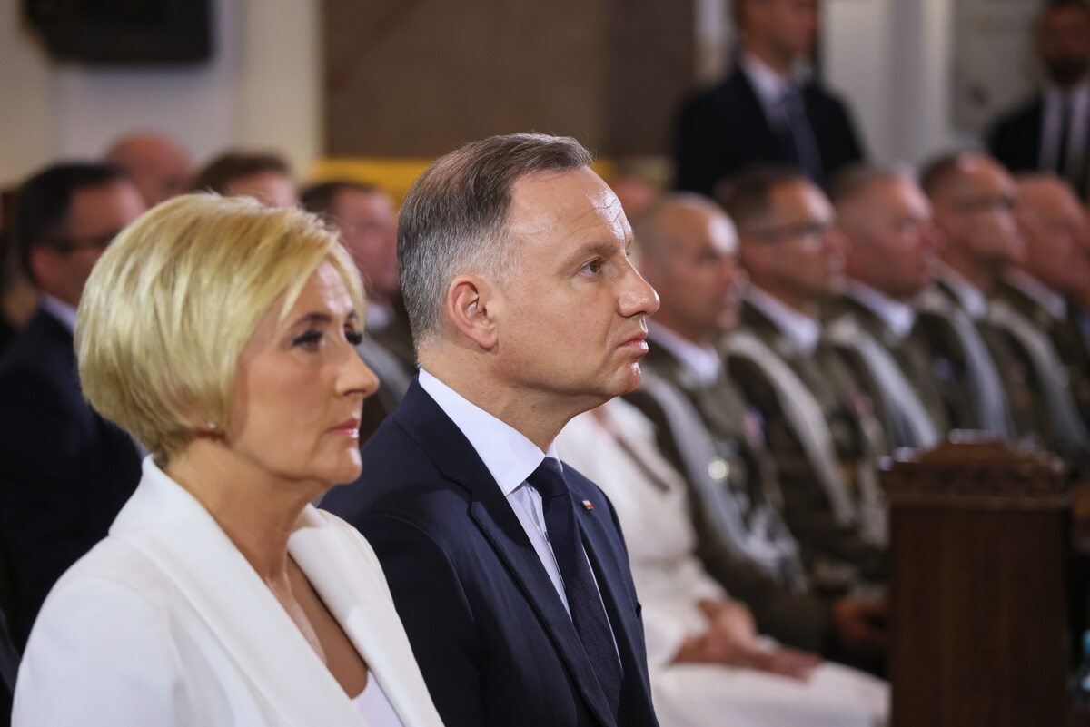 Andrzej Duda i Agata Kornhauser-Duda 