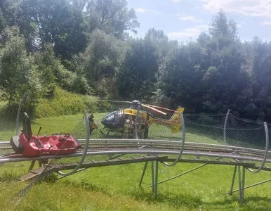 Miniatura: Wypadek na torze grawitacyjnym....