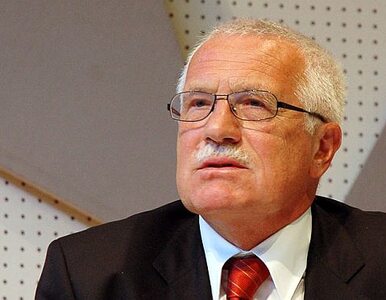 Miniatura: Vaclav Klaus: pakt fiskalny to tragiczny błąd